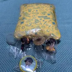 名探偵コナン　SEGA キャリーオンバッグ D賞　服部缶バッジ　和葉ちぢませ隊他