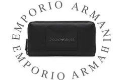 EMPORIO ARMANI エンポリオアルマーニ新品ラウンドジップレザー長財布のサムネイル
