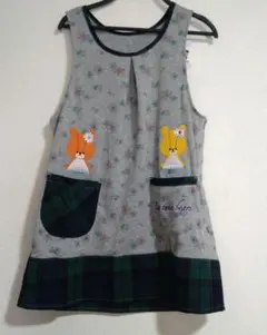エプロン　くま　保育士　エプロンくまのがっこう ルルロロジャッキ