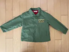 週末お値下げ 車刺繍 カーキ ジャンパー 上着 110