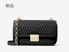 マイケルコース　TRIBECA ウーヴン レザー ショルダー スモール