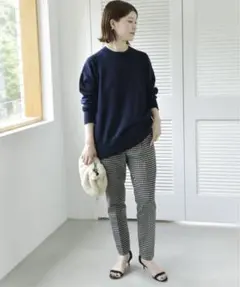 Spick & Span パンツ 両面起毛テーパードパンツ