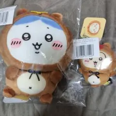 ちいかわたぬきだもんくじＢ賞ぬいぐるみＳ（ハチワレ）Ｃ賞マスコット（うさぎ）