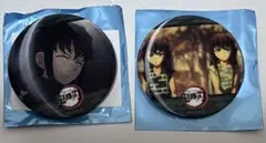 鬼滅の刃 柱カフェ 時透無一郎 アニメーション缶バッジ 2点セット
