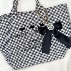 evelyn Maison de FLEUR バッグ 手提げ チェック ギンガム