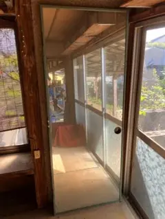 ★レトロ アンティーク 鏡 姿見 ミラー 古民家 インテリア カフェ 古着屋