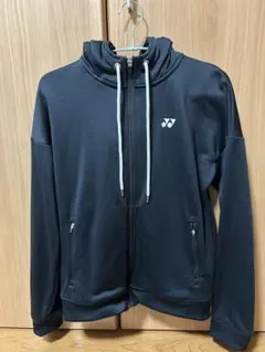 YONEX フード付き ブラック ウォームアップウェア アジアL