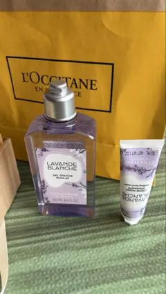 ロクシタン ホワイトラベンダー シャワージェル &ハンドクリーム