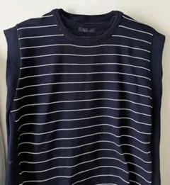 まとめ買い割引️⭕️ボーダー ノースリーブ ニットのサムネイル