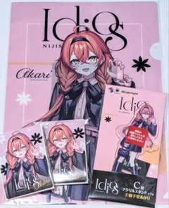 Idiosくじ くじスクエア 獅子堂あかり C賞 E賞 アクスタ 缶バッジ