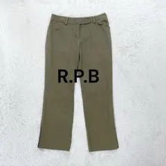 R.P.B♡エールぺべ クロップドミリタリーパンツ M カーキ サイドスリット♪