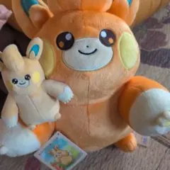 ポケモン　パモ　等身大ぬいぐるみ　もっちり手のりぬいぐるみパモット