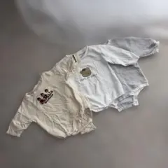 TeddyBear 長袖ロンパース 70・66サイズセット