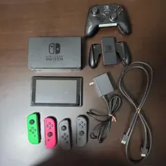 Nintendo Switch 本体 ネオンカラー プロコン付 - メルカリ