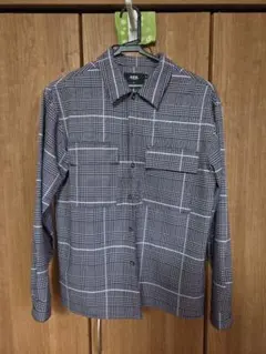 ZARA セットアップ メンズ M チェック グレー