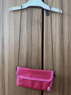 ピンク ナイロン ポシェット