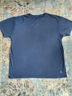 【希少 裾ポニー】POLOラルフローレンTシャツ XL ネイビー古着