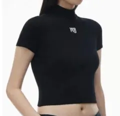 Alexander Wang ロゴ 半袖 クロップド丈 トップスのサムネイル