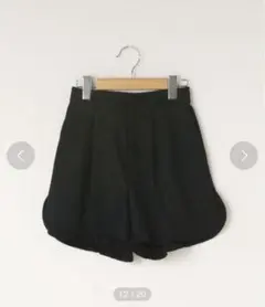 LOWRYS FARM フリルショートパンツ　ネイビー