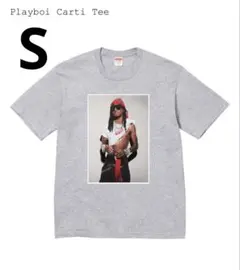 S Supreme Playboi Carti Tee Heather Grey