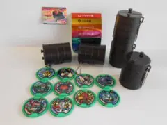 ★Kgt31EZ妖怪ウォッチ妖怪メダルケース01全5種妖怪メダル10枚付