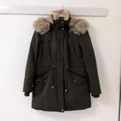 ZARA trf collection ダウンジャケット カーキ