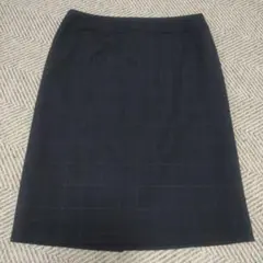 Precious タイトスカート サイズ15 ダークネイビーチェック