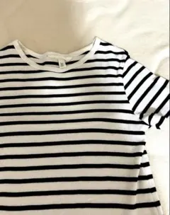 エイチアンドエム H&M 半袖ボーダー トップス M サイズのサムネイル