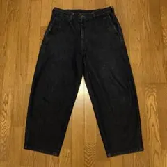 UNIQLO　ワイドテーパードジーンズ　 BL/M