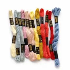 DMC 刺繍系 12本まとめ売り (25番11本 5番1本)