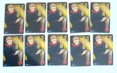 呪術廻戦展　箔押しクリアカード　虎杖悠仁