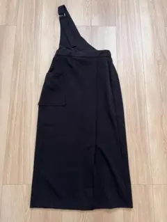 GU ワンショルダー サロペット ブラック　Sサイズ