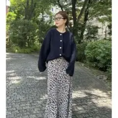 ミラオーウェン　パイル編みショート丈金釦ニットジャケット