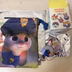 ディズニーストア ズートピア シークレット巾着 ラバスト ジュディセット