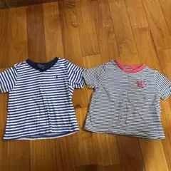 Ralph Lauren ストライプTシャツ 2枚セット　2T