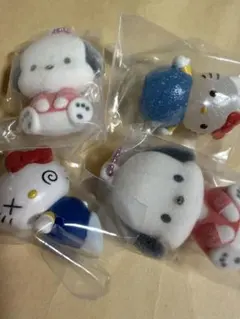 サンリオ　ガチャおまとめ売り ポチャッコ　キティ　４個セット