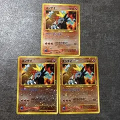 ポケモンカード 旧裏 キラ エンテイ プレミアムファイル
