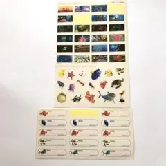 ファインディングニモ シール　ステッカー　なまえシール　3枚