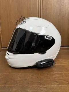 SHOEI フルフェイスヘルメット ホワイト B+COM インカム付きのサムネイル