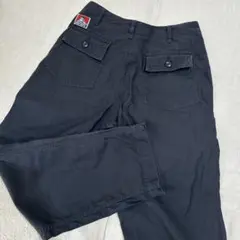 Mサイズ BEN DAVIS ベイカーパンツ レディース 黒 綿100 古着のサムネイル