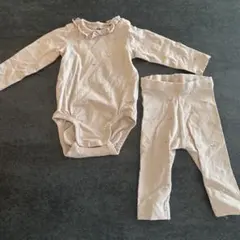 H&M ベビーロンパース・レギンスセット 4-6M