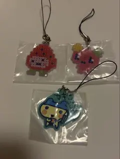 たまごっち一番くじ F賞 きらきらラバーチャーム 3点セット