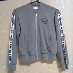 マザウェイズCathy グレー ジップアップジャケット 140cm