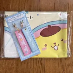 サンリオ　当りくじ　レジャーシート&ペアキーホルダー　シナモロール　2点セット