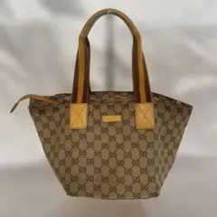 GUCCI グッチ シェリーライン GGキャンバス　ハンドバッグ ベージュ
