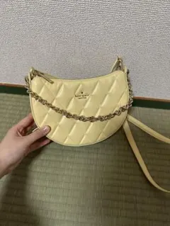 ケイトスペード ショルダーバッグ イエロー 美品 使用回数少なめ