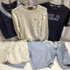 【ラルフローレン】　サイズ130 セーター　パンツ　ベスト　まとめて　6点