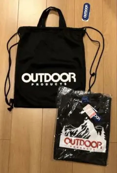 新品 OUTDOOR アウトドア 150cm 長袖Tシャツ ロンT ナップサック