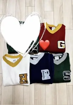 まとめて4枚Harry Potter GU コラボ ニット セーター
