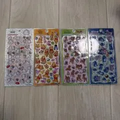 ディズニー プチドロップステッカー 4種セット